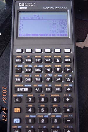 HP 48SX Calculator