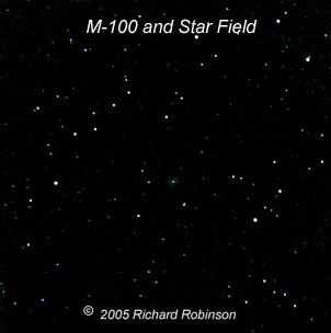 M-100 and Star Field