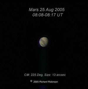 Mars 25 Aug 2005