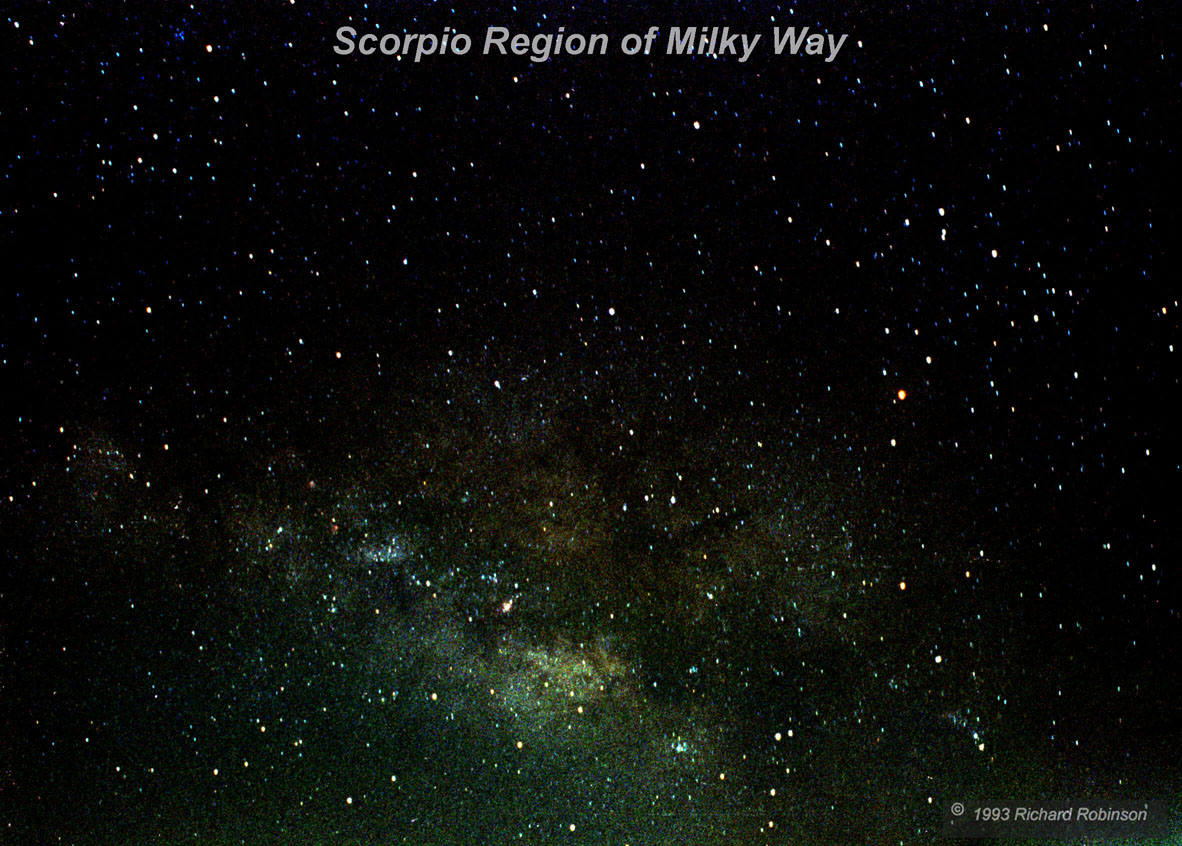 Scorpio Region of the Milky Way