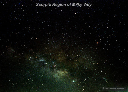 Scorpio Region of Milky Way